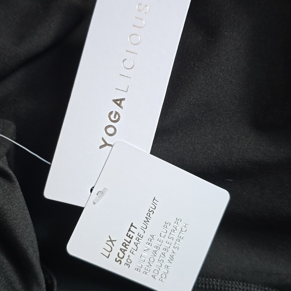 Yogalicious Black Jumpsuit - Picture 4 of 4